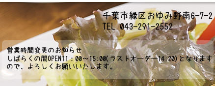 おゆみ野ランチ ハンバーグカフェ パティ